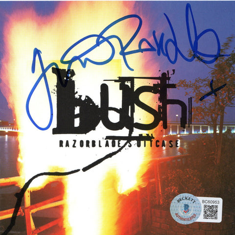 Gavin Rossdale Autographed Bush Razorblade Suitcase CD Cover With Disc Beckett