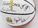 1978-79 NBA Champions Sonics Autographed Basketball 9 Sigs (Smudged) MCS 70320