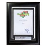Billy West Signed Framed Space Jam Script Cover Bugs Inscribed JSA