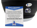 Cris Carter HOF Signed Full Size Vikings Amp Replica Helmet Beckett 200955