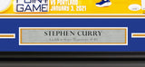 STEPHEN CURRY AUTOGRAPHED FRAMED 16X20 PHOTO WARRIORS 62 POINT GAME JSA 243012