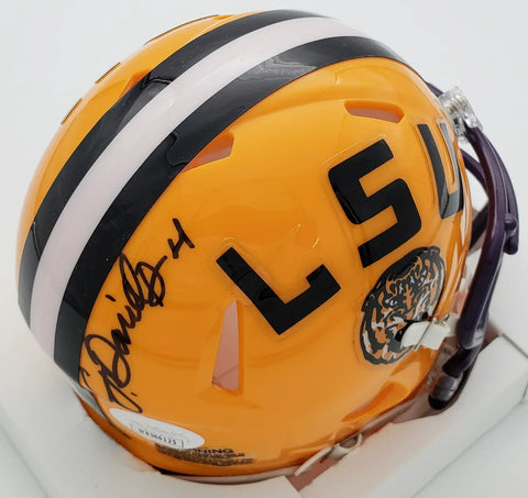 C. J. Daniels Signed LSU Tigers Speed Mini-Helmet (JSA COA) 2024 Senior WR