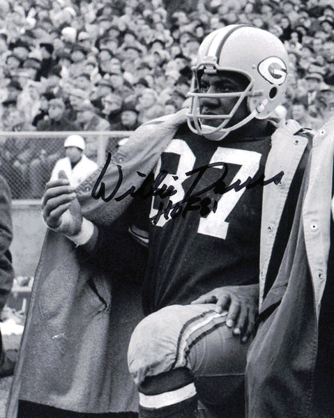Willie Davis Autographed 8x10 Photo Green Bay Packers "HOF 81" SKU #245961
