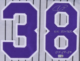 Ubaldo Jimenez Colorado Rockies Signed Jersey w/ No-Hitter Inscription/ MLB Holo