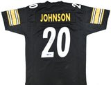 Kaleb Johnson Autographed Black Pro Style Jersey - Beckett W Hologram *Black