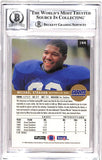 Michael Strahan Signed 1993 Skybox #144 Card 10 Auto Beckett 42727