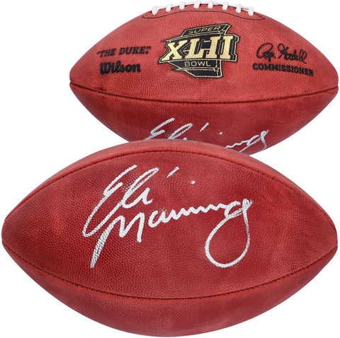 Eli Manning New York Giants Autographed Superbowl XLII Pro Football