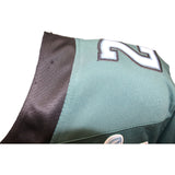 Saquon Barkley Autographed Philadelphia Eagles Nike XL Jersey Damage JSA 56900