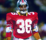 Chris Spielman Signed Ohio State Buckeyes Jersey (JSA) Detroit Lion LB 1988-1995