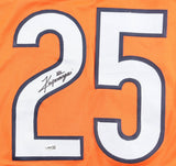 Kyle Monangai Signed Chicago Bears Jersey (JSA) Ex-Rutgers Scarlet Knight R.B.