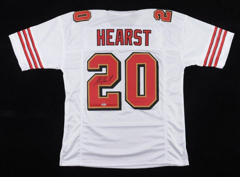 Garrison Hearst Signed San Francisco 49ers White Jersey (PSA COA) 2xPro Bowl R.B