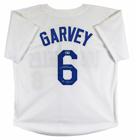 Steve Garvey Signed Los Angeles Dodgers Jersey Inscribed "74 NL MVP" (Beckett)
