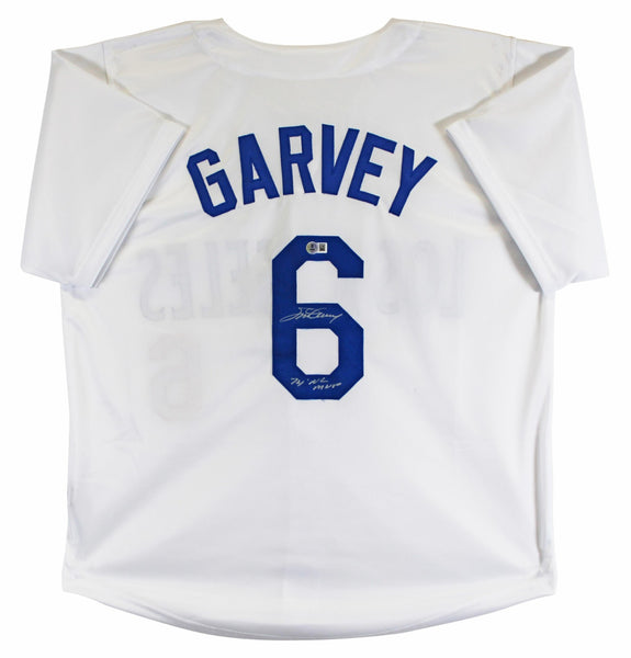 Steve Garvey Signed Los Angeles Dodgers Jersey Inscribed "74 NL MVP" (Beckett)