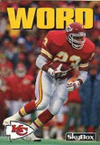 Barry Word Signed Kansas City Chiefs Jersey (PSA) Ex-Virginia Cavalier R.B.