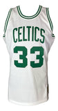 Larry Bird Signed Celtics White M&N Hardwood Classics Swingman Jersey JSA