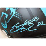 Steve Smith Signed Carolina Panthers Helmet Proline Alt 22 Agent 89 RAD 58619