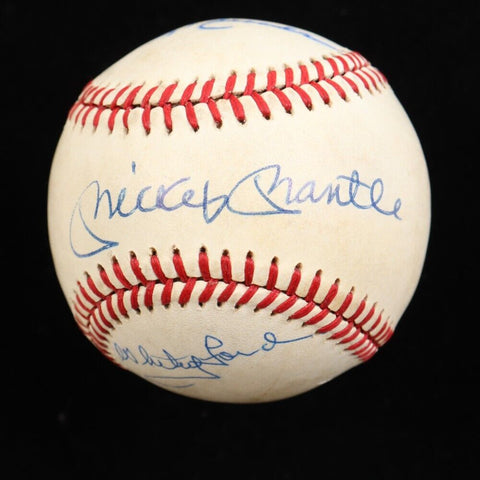 Mickey Mantle and Friends New York Yankees Signed OAL Baseball (JSA LOA)