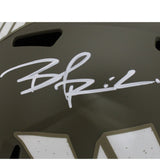 Brian Robinson Signed Washington Commanders 22 Salute F/S Helmet Beckett 45788