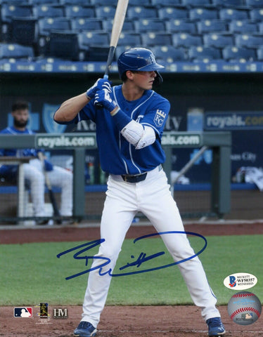 BOBBY WITT JR SIGNED AUTOGRAPHED KANSAS CITY ROYALS 8x10 PHOTO BECKETT