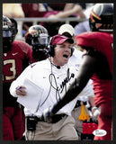 Jimbo Fisher Signed/Autographed 8x10 Photo Florida State JSA 213813
