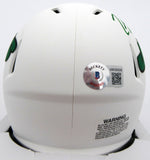 ZACH WILSON AUTO JETS LUNAR ECLIPSE WHITE SPEED MINI HELMET BECKETT QR 194722