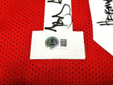 OHIO STATE ARCHIE GRIFFIN, GEORGE & SMITH AUTOGRAPHED JERSEY BECKETT 230170