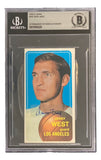 Jerry West Signed 1970-71 Topps #160 Los Angeles Lakers Trading Card BAS