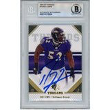 Ray Lewis Autographed/Signed 2009 SP Threads #79 Trading Card Beckett 52950