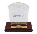 Jim Thorne Signed National Baseball Hall of Fame Plaque with Stand