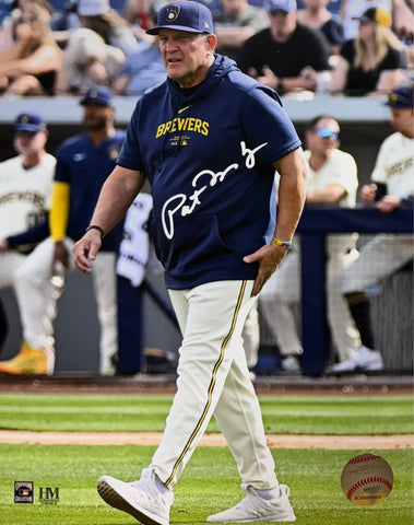 PAT MURPHY - Milwaukee Brewers Manager - Signed 8x10 Photo #2 AUTO