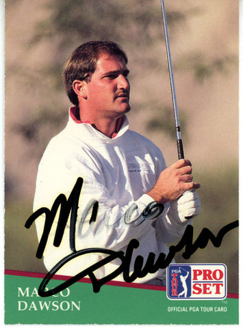 Marco Dawson Autographed 1991 Pro Set #118 Trading Card Beckett 44846