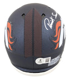 Broncos Patrick Surtain II Signed Speed Mini Helmet W/ Case BAS Witnessed