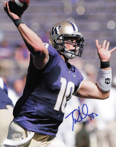 Jake Locker Autographed 8x10 Photo University of Washington MCS Holo #63159