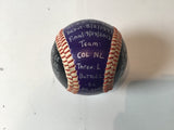 Todd Helton Rockies Signed HOF '24 Ball TriStar + Hand Painted Stat Ball + Hats