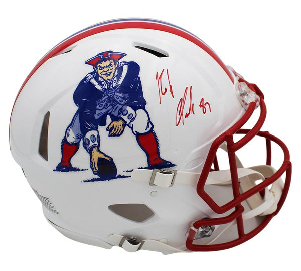 Rob Gronkowski Signed New England Patriots Speed Authenetic Throwback NFL Helmet