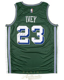 Jaden Ivey Autographed Detroit Pistons Green Nike Swingman Jersey Panini