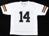 Ken Anderson Signed Cincinnati Bengals White Jersey Inscribed 1981 NFL MVP (JSA)