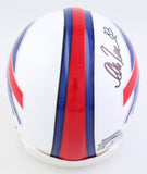 Andre Reed Signed Buffalo Bills Riddell Mini Helmet (Beckett) HOF Wide Receiver