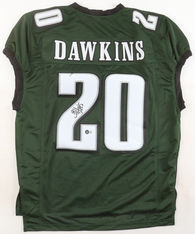 Brian Dawkins Signed Philadelphia Eagles Pro Cut Jersey (Beckett) 9xPro Bowl D.B