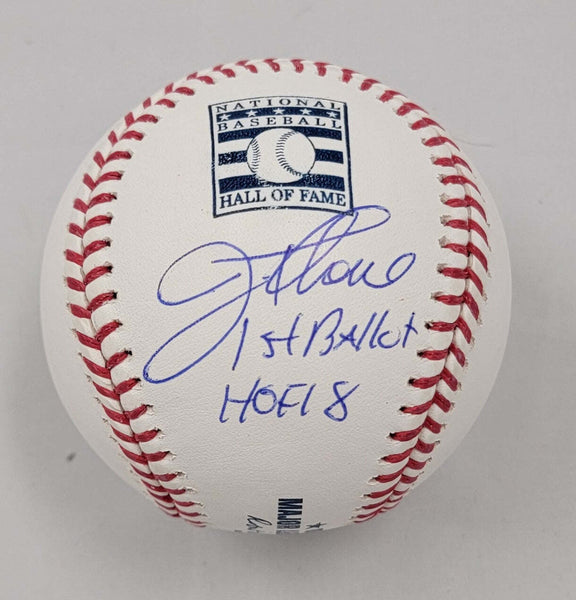 Jim Thome Signed Indians White Sox HOF Baseball W/ First Ballot HOF 18 Beckett