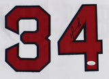 David Ortiz Signed Boston Custom White Jersey