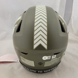 JAMARR CHASE SIGNED CIN BENGALS F/S STS SPEEDFLEX AUTHENTIC HELMET BECKETT QR