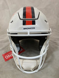 JOHN ELWAY SIGNED DENVER BRONCOS SNOWCAP SPEEDFLEX HELMET BECKETT QR