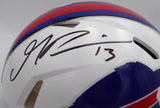 Gabe Davis Autographed Bills Authentic Full Size Speed Helmet Beckett QR WS65659