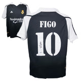Luis Figo Signed Real Madrid FC Away Soccer Jersey #10 with Beckett COA