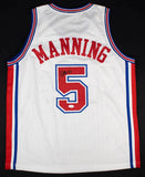 Danny Manning Signed Los Angeles Clippers Jersey (JSA COA) #1 Overall Pck 1988