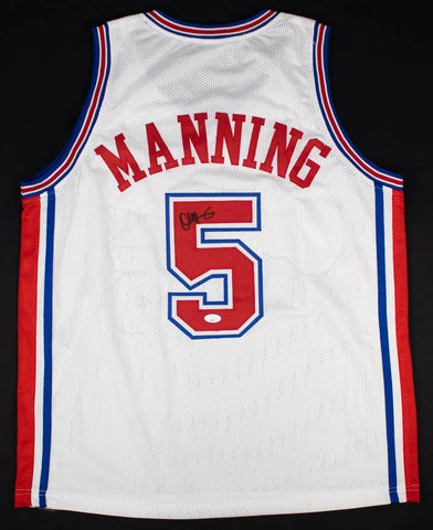 Danny Manning Signed Los Angeles Clippers Jersey (JSA COA) #1 Overall Pck 1988