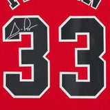 Scottie Pippen Chicago Bulls Signed Red Mitchell & Ness 1997-98 Swingman Jersey