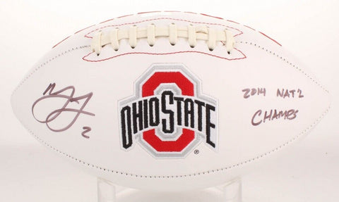 Marshon Lattimore Signed Ohio State Buckeyes Logo Football (Radtke Sports COA)