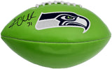 Kam Chancellor Autographed Signed Seattle Seahawks Green Logo Football MCS Holo